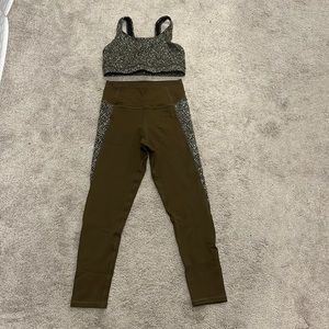ZYIA Active leggings and matching bra set